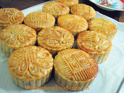 Step 12 grilled moon cake banh trung thu nuong 12
