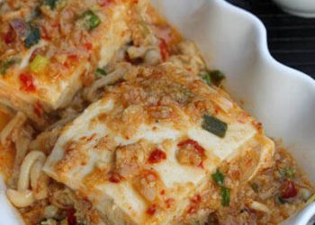 Steamed_Sweet_and_Sour_Fresh_Tofu_with_Minced_Shrimp,_Meat_recipe