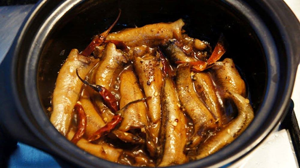 Braised goby fish with pepper