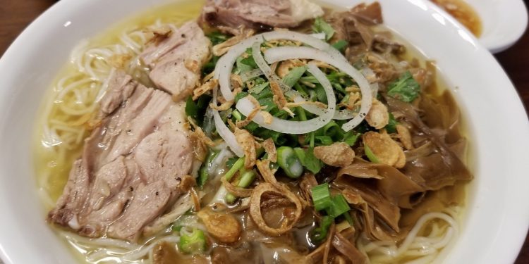 Duck Noodle Soup with Le Bamboo Shoot