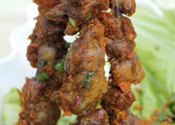 grilled-chicken-gizzard-with-saffron-recipe-me-ga-nuong-nghe