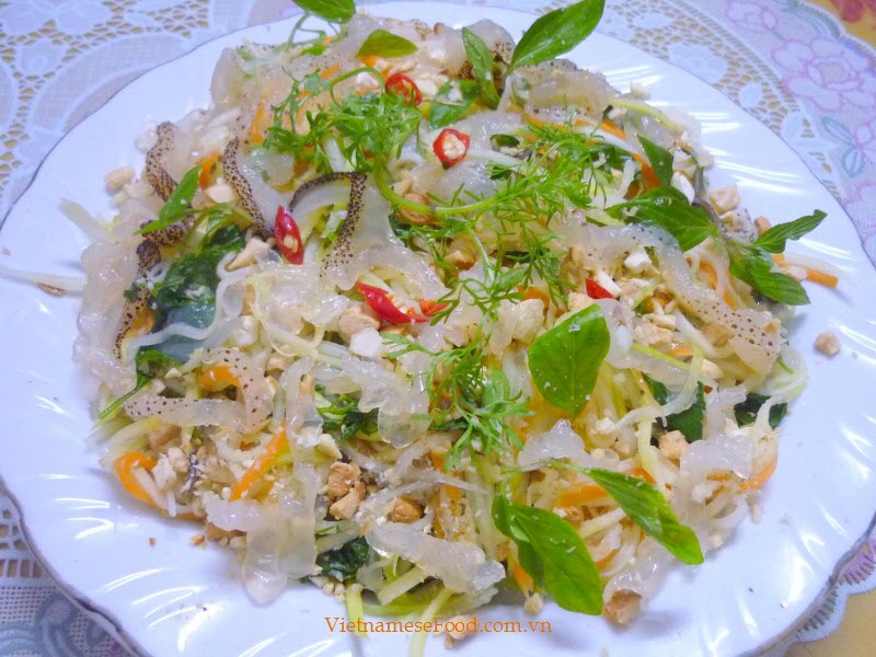 Jelly Fish Salad Recipe (Gỏi Sứa)