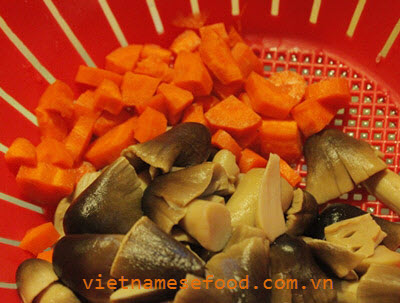 Mixture Vegetarian Porridge Recipe (Cháo Chay Thập Cẩm)