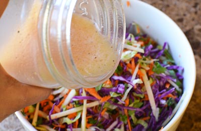 Salad Apple with Purple Cabbage Recipe (Salad Táo và Cải Tím)
