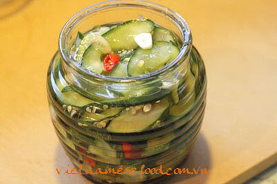 Salty Cucumber Recipe (Dưa Leo Muối)