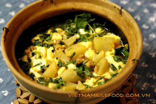 stewed-fresh-tofu-with-white-radish-recipe-dau-phu-non-om-cu-cai-trang