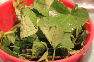 Sweet Potato Leaves Soup Recipe (Canh Rau Khoai Lang)