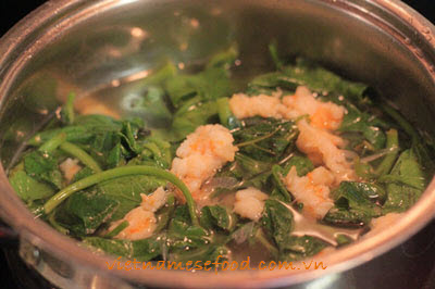 Sweet Potato Leaves Soup Recipe (Canh Rau Khoai Lang)