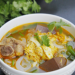 Mixture Rice Noodle Soup with Seafood Recipe (Hủ Tiếu Trộn)