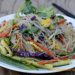 Fried Cassava Vermicelli with Baby Jack Fruit Recipe (Miến Xào Mít Non)
